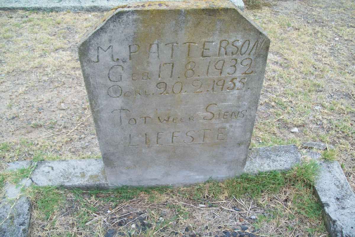 PATTERSON M. 1932-1955