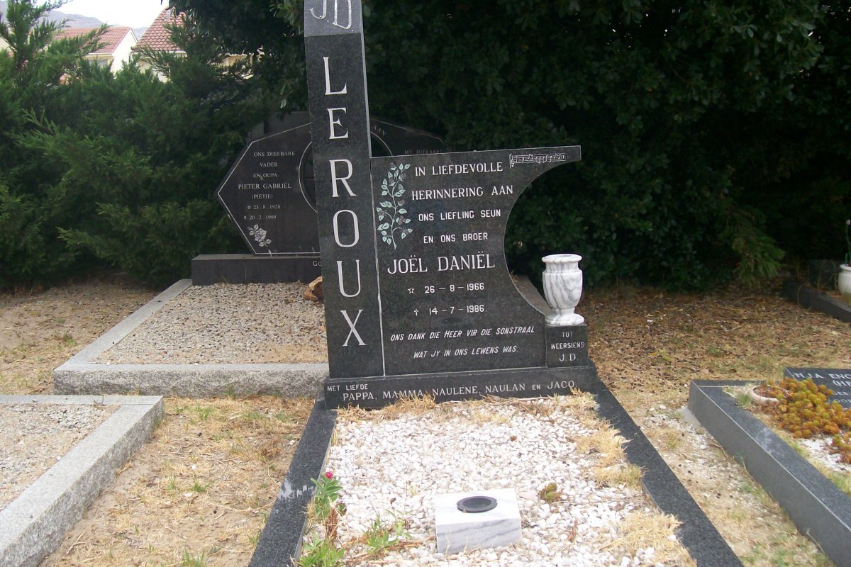 ROUX Joel Daniel, le 1966-1986