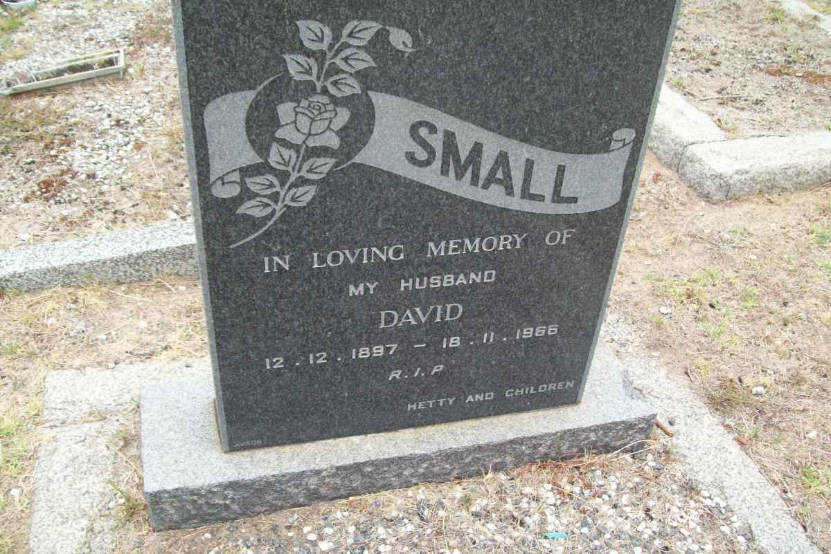SMALL David 1897-1966