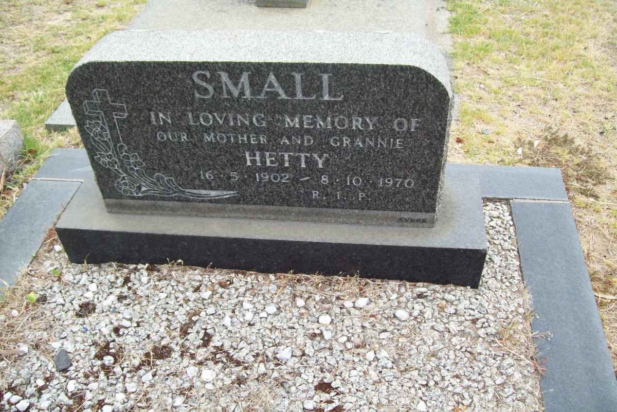SMALL Hetty 1902-1970