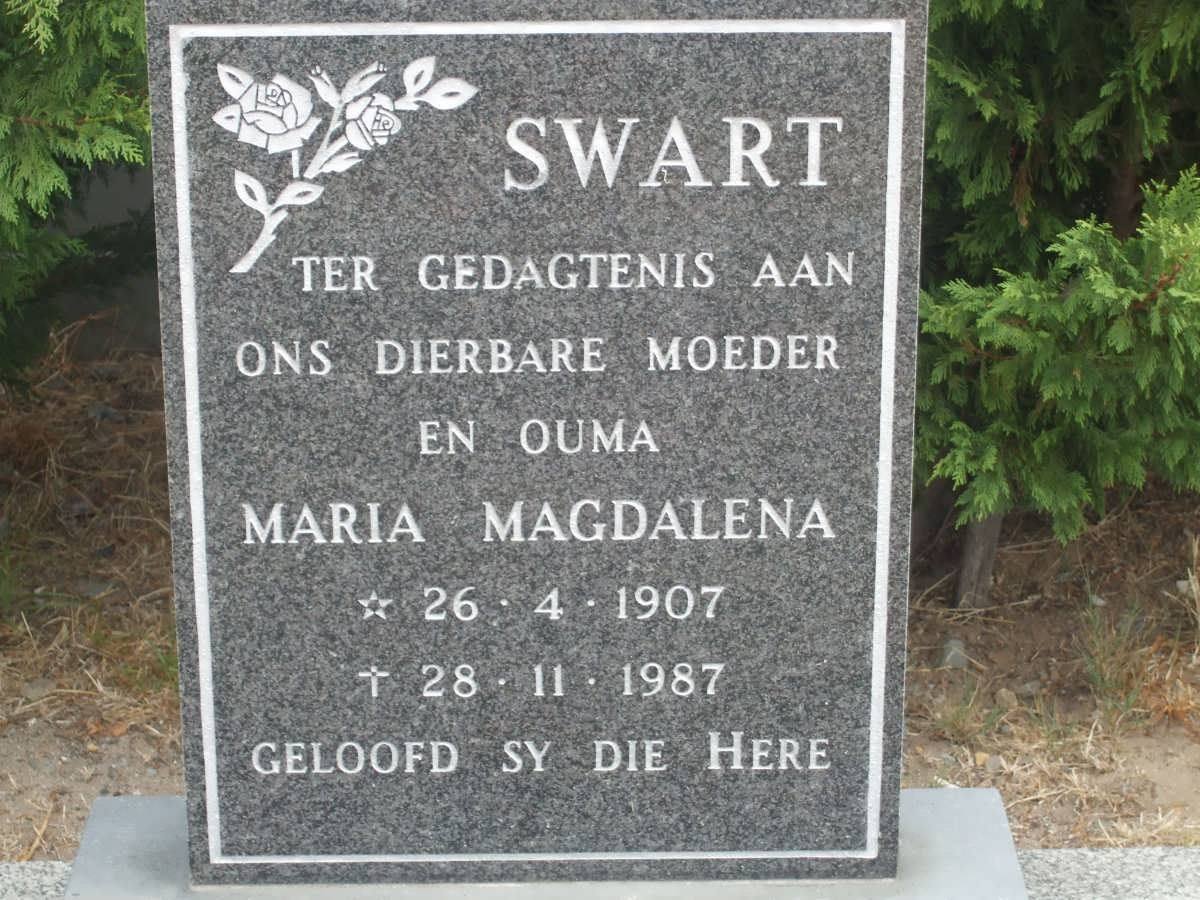 SWART Maria Magdalena 1907-1987