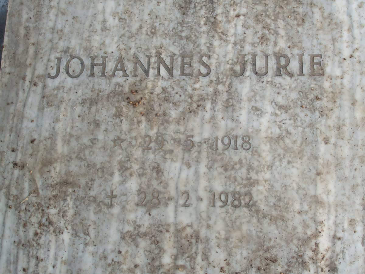 SERFONTEIN Johannes Jurie 1918-1982