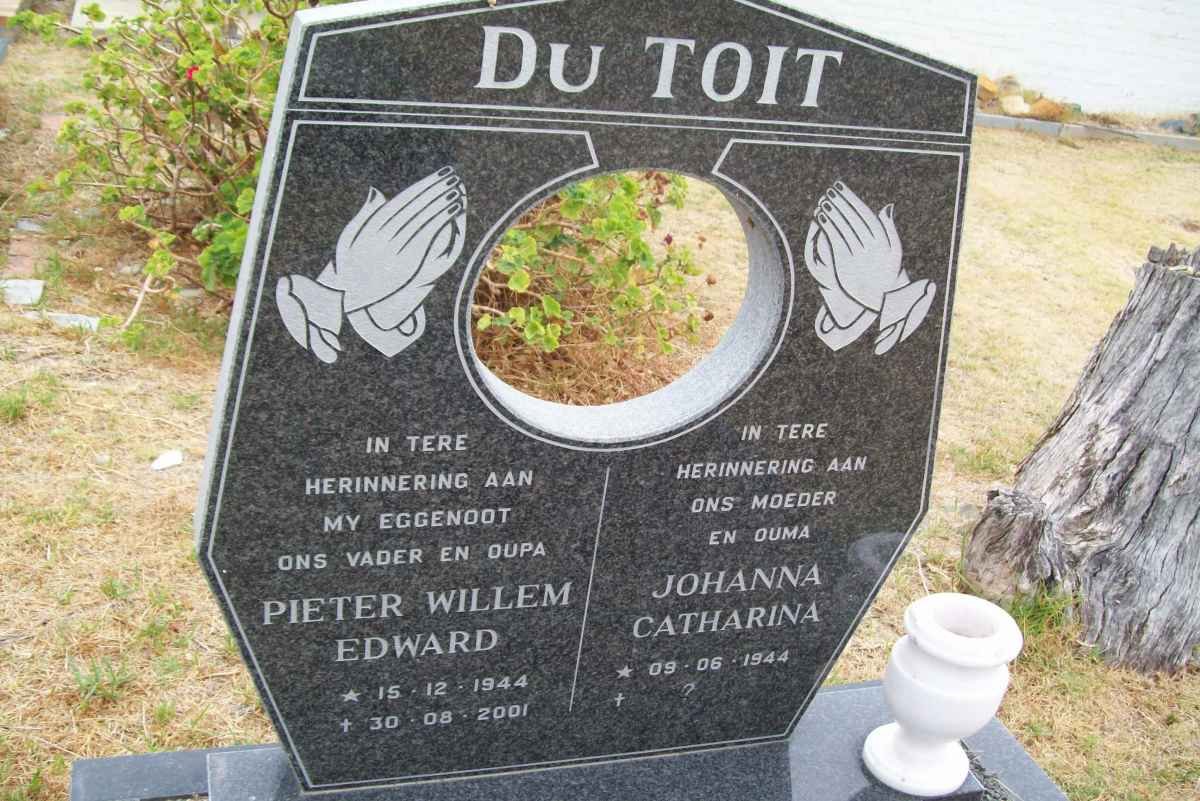 TOIT Pieter Willem Edward, du 1944-2001 &amp; Johanna Catharina 1944-