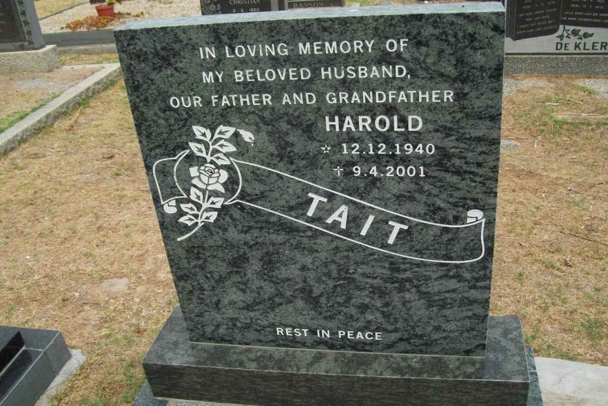 TAIT Harold 1940-2001