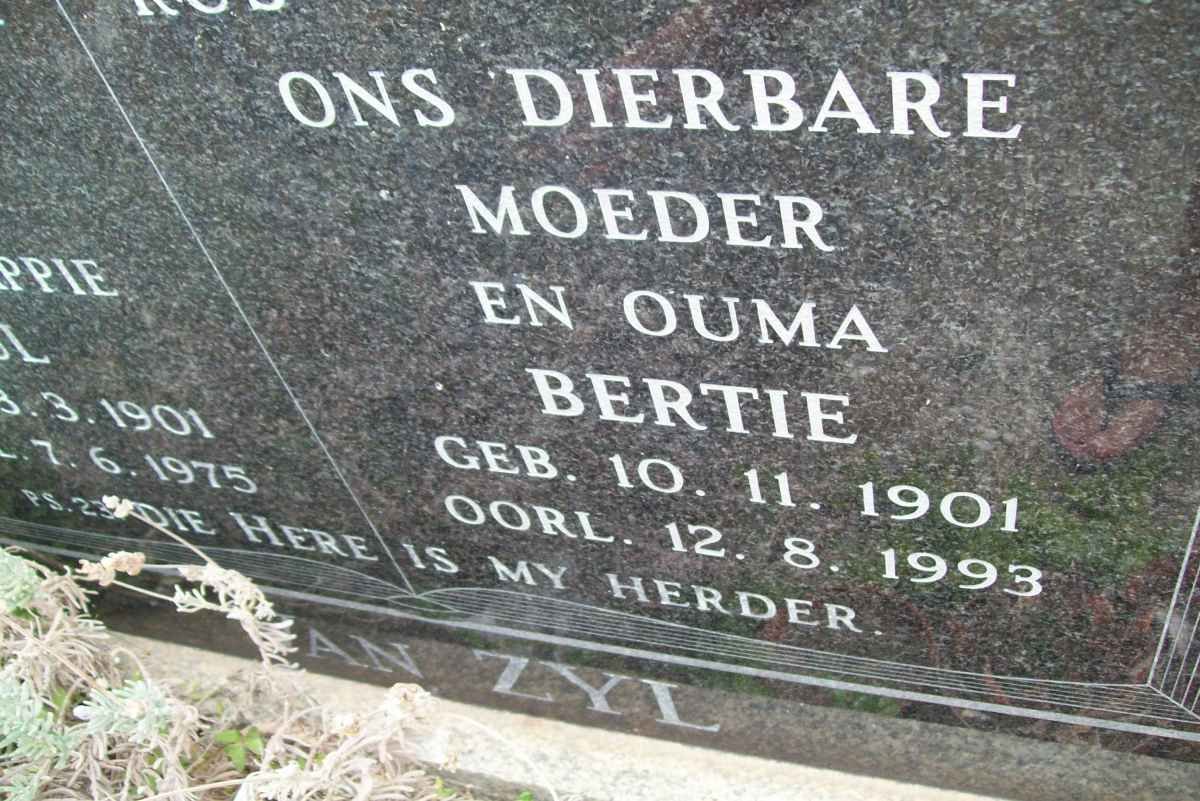 ZYL Paul, van 1901-1975 &amp; Bertie 1901-1993