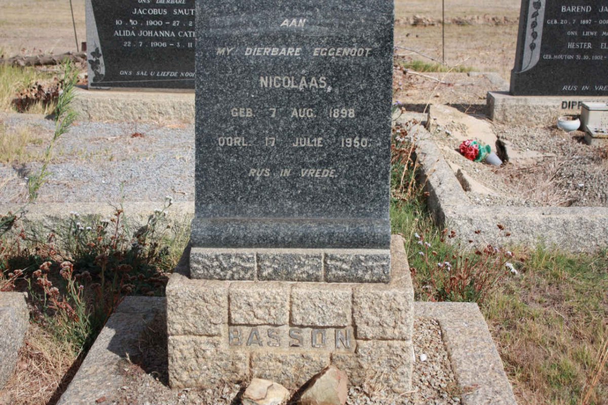 BASSON Nicolaas 1898-1950