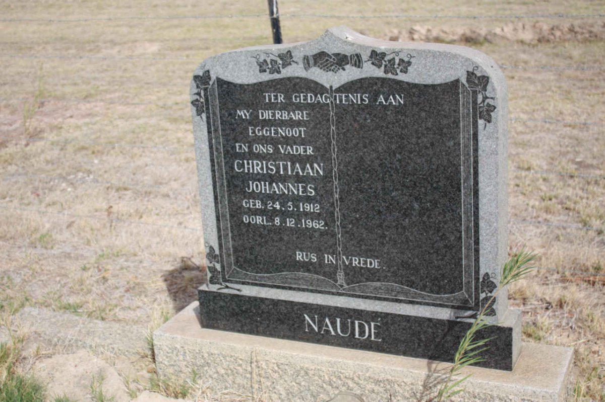 NAUDE Christiaan Johannes 1912-1962