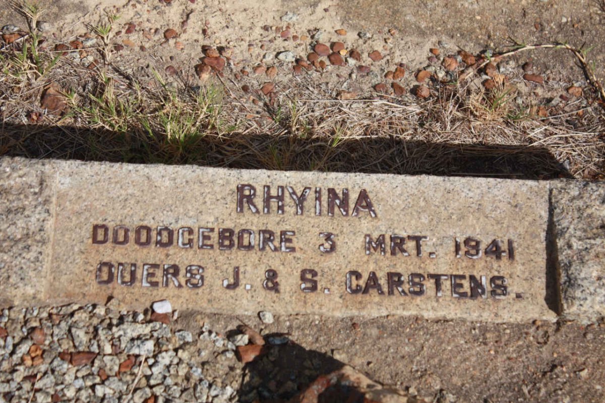 CARSTENS Rhyina 1941-1941
