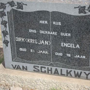 SCHALKWYK Dirk, van &amp; Engela
