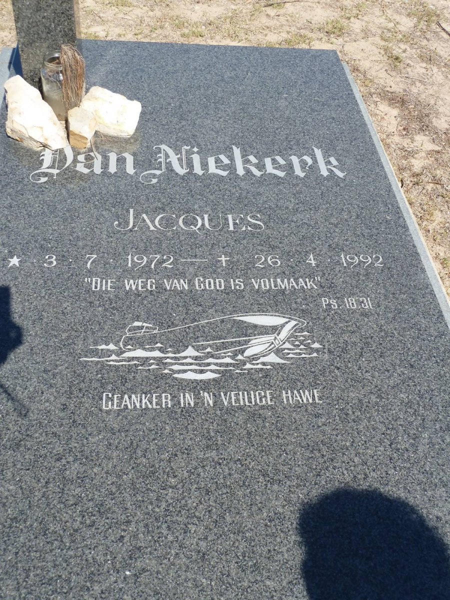 NIEKERK Jacques, van 1972-1992