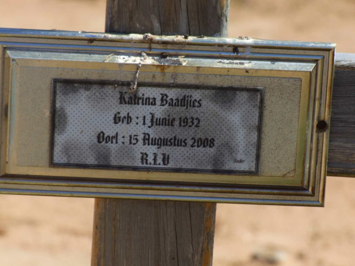 BAADJIES Katrina 1932-2008