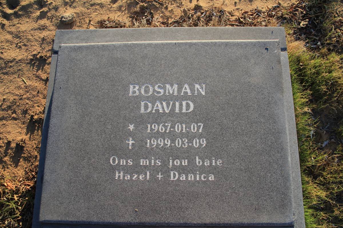 BOSMAN David 1967-1999
