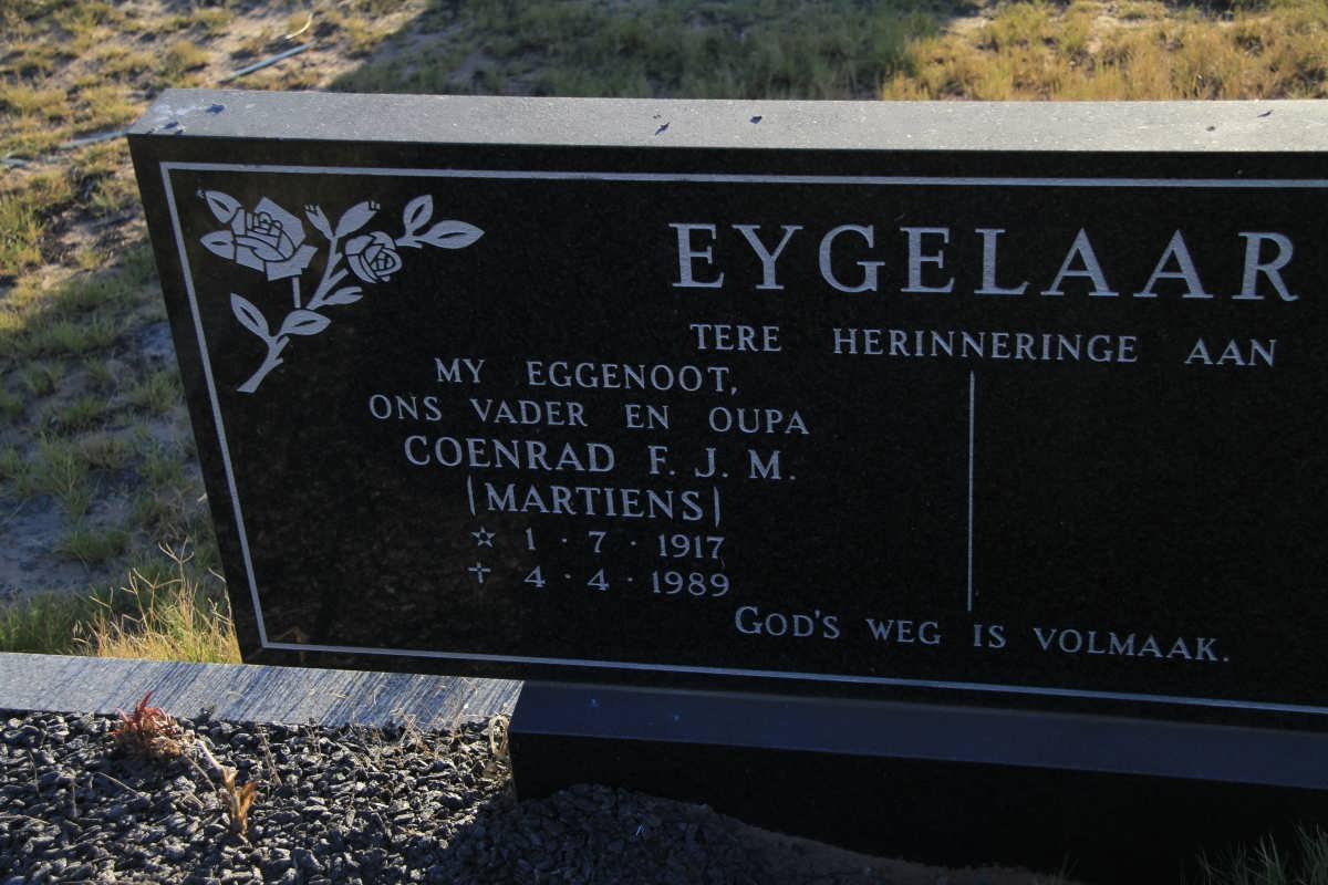 EYGELAAR Coenrad F.J.M. 1917-1989
