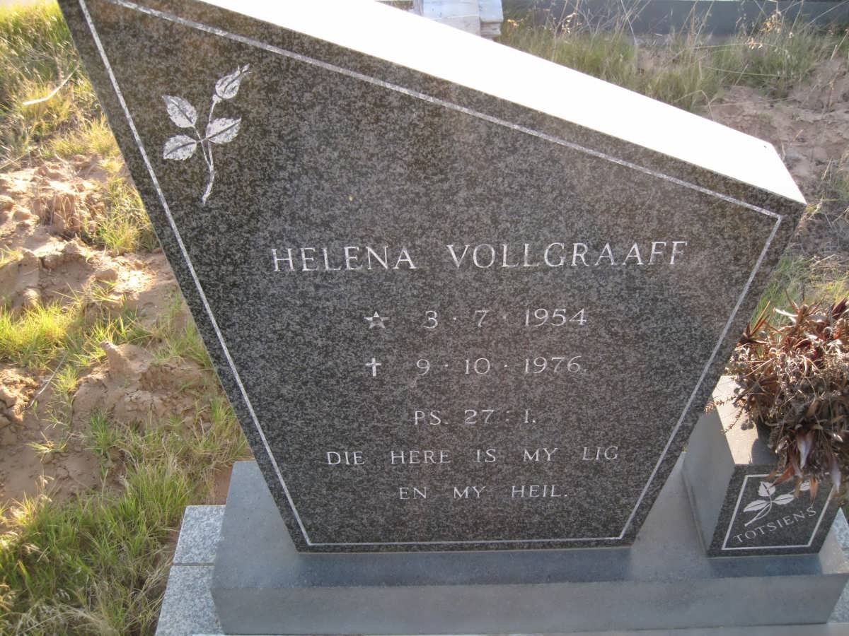 VOLLGRAAF Helena 1954-1976