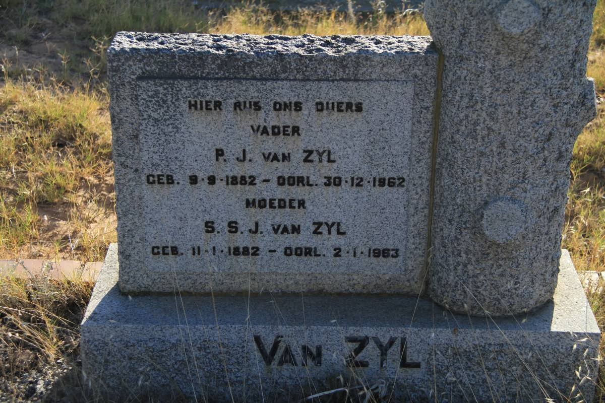 ZYL P.J., van 1882-1962 &amp; S.S.J. 1882-1963