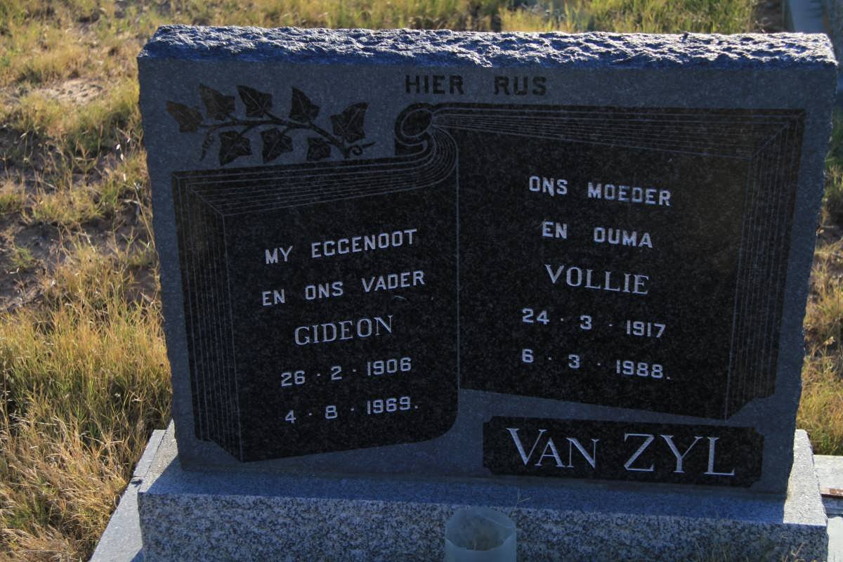 ZYL Gideon, van 1906-1969 &amp; Vollie 1917-1988