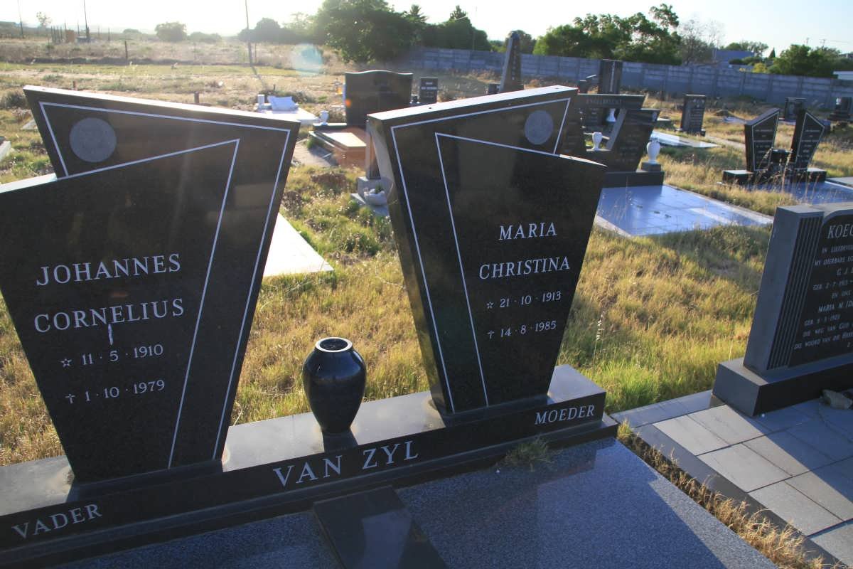 ZYL Johannes Cornelius, van 1910-1979 &amp; Maria Christina 1913-1985