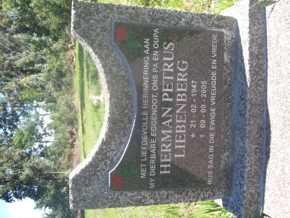LIEBENBERG Herman Petrus 1947-2005