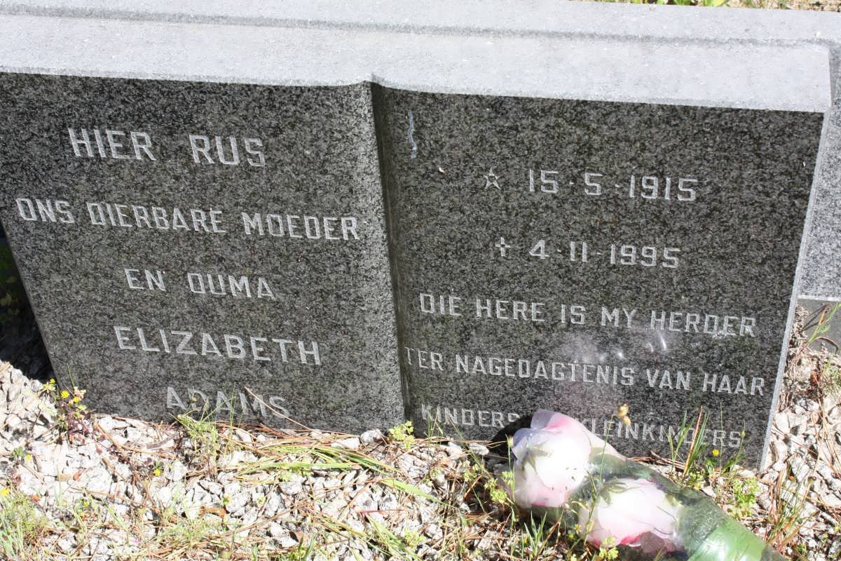 ADAMS Elizabeth 1915-1995