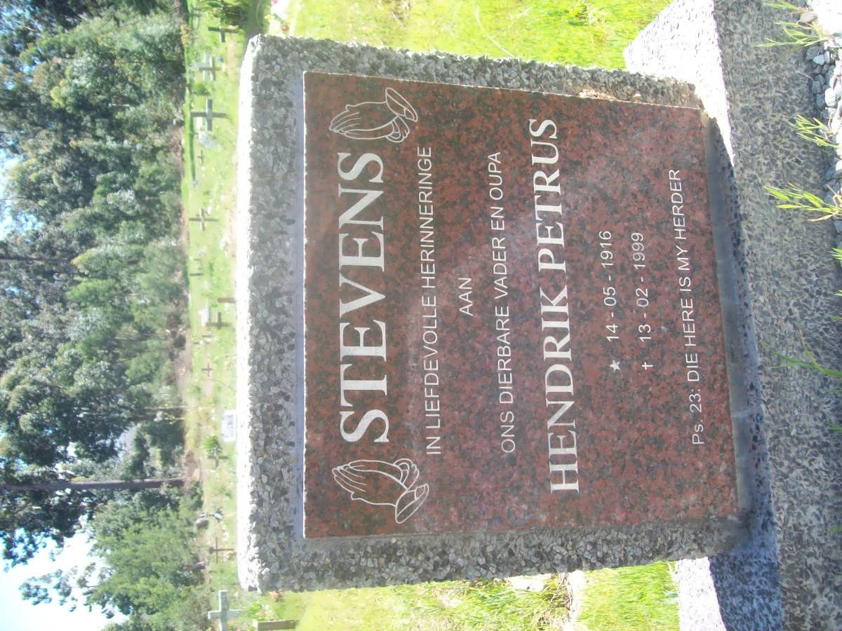 STEVENS Hendrik Petrus 1916-1999