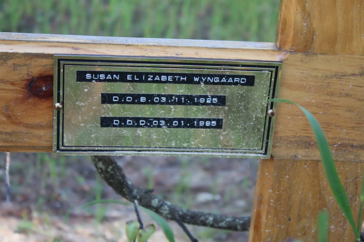 WYNGAARD Susan Elizabeth 1925-1995