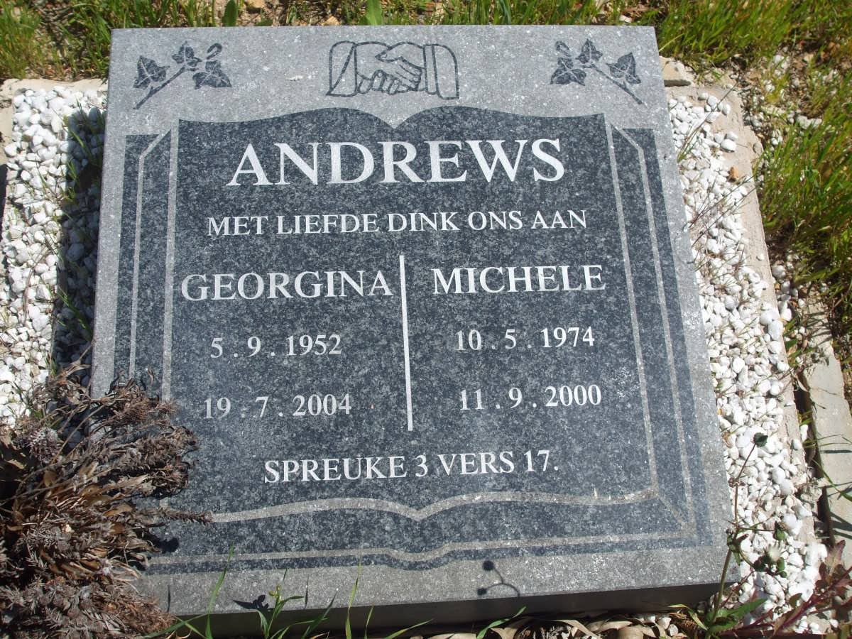 ANDREWS Georgina 1952-2004 :: ANDREWS Michele 1974-2000