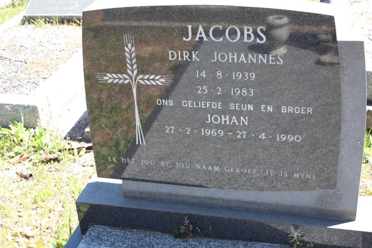JACOBS Dirk Johannes 1939-1983 :: JACOBS Johan 1969-1990