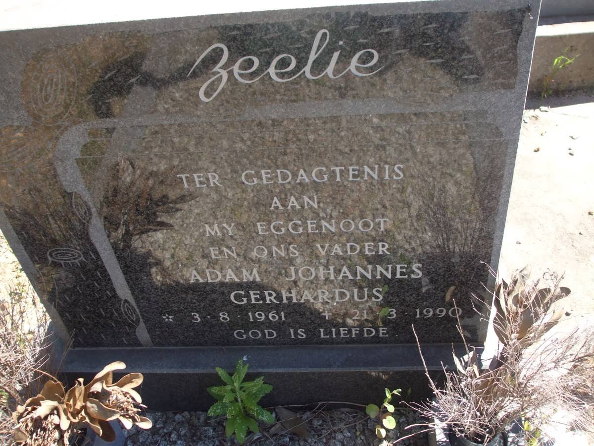 ZEELIE Adam Johannes Gerhardus 1961-1990