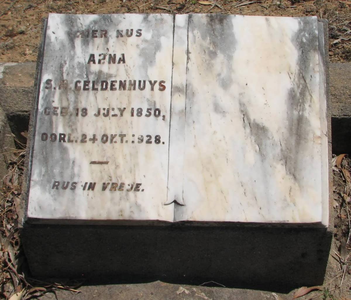GELDENHUYS S.A. 1850-1928