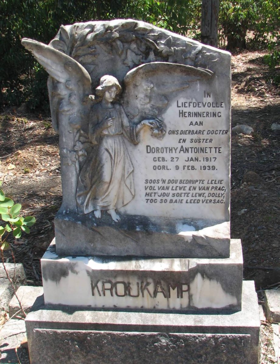 KROUKAMP Dorothy Antoinette 1917-1939