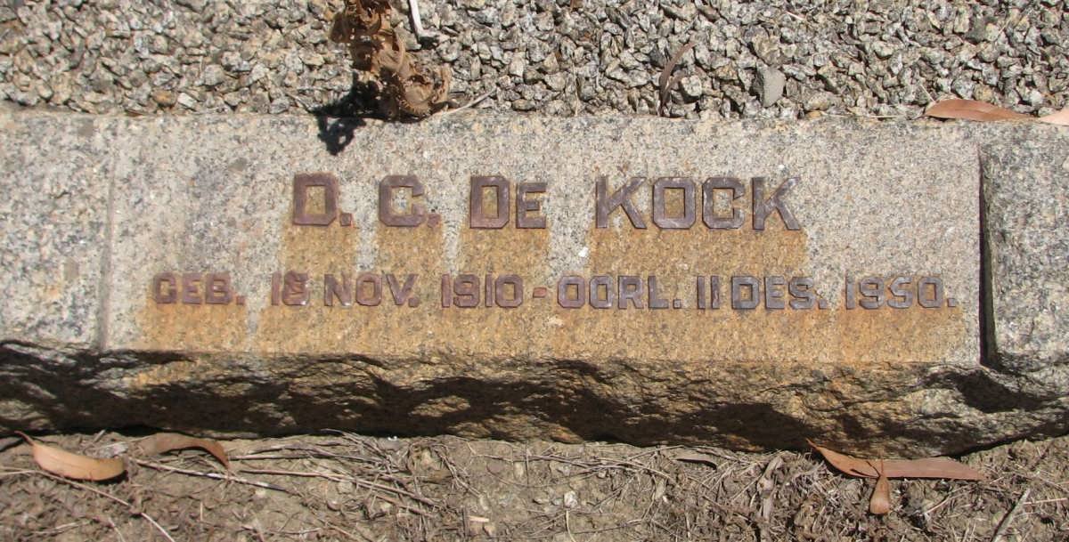 KOCK D.G., de 1910-1950