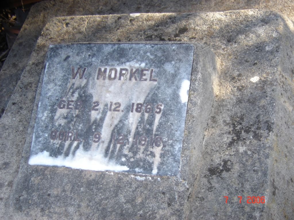 MORKEL W. 1865-1918