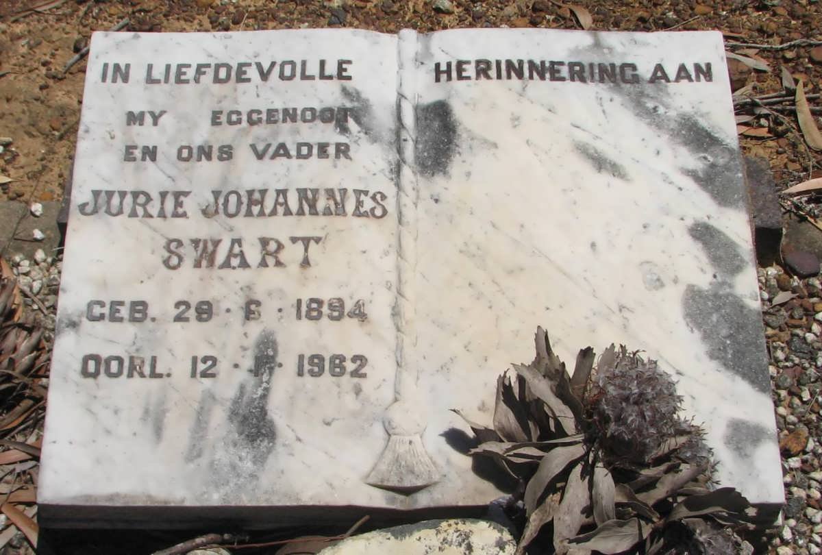 SWART Jurie Johannes 1894-1962