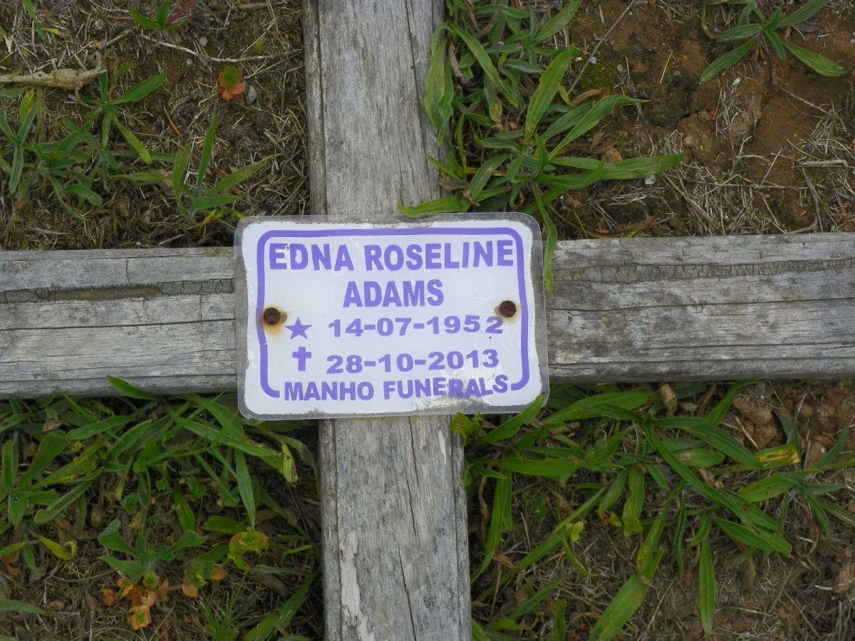 ADAMS Edna Roseline 1952-2013