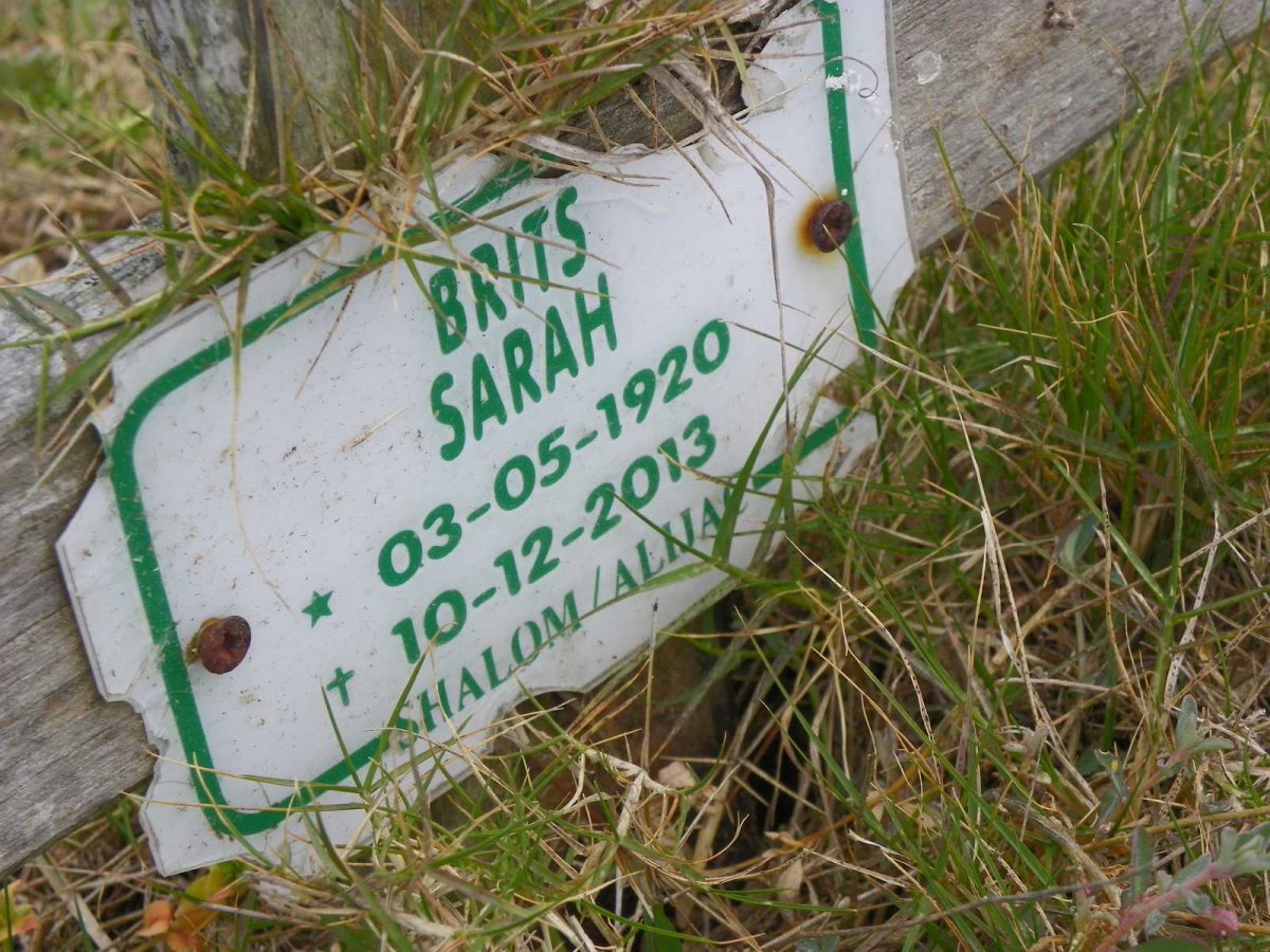 BRITS Sarah 1920-2013