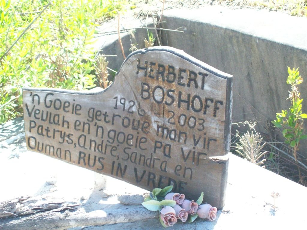 BOSHOFF Herbert 1926-2003