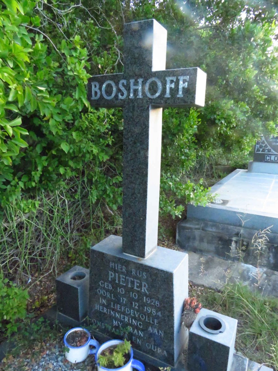 BOSHOFF Pieter 1928-1984