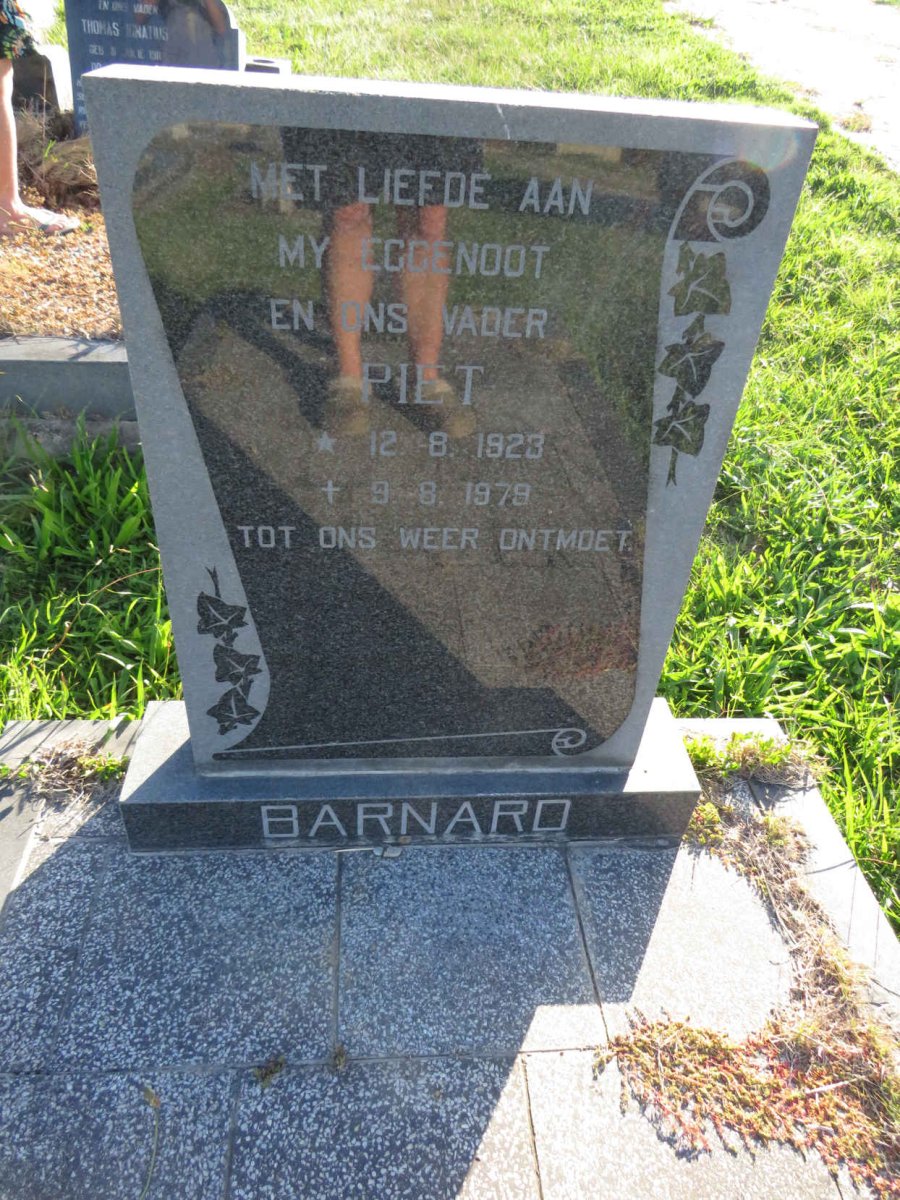 BARNARD Piet 1923-1979