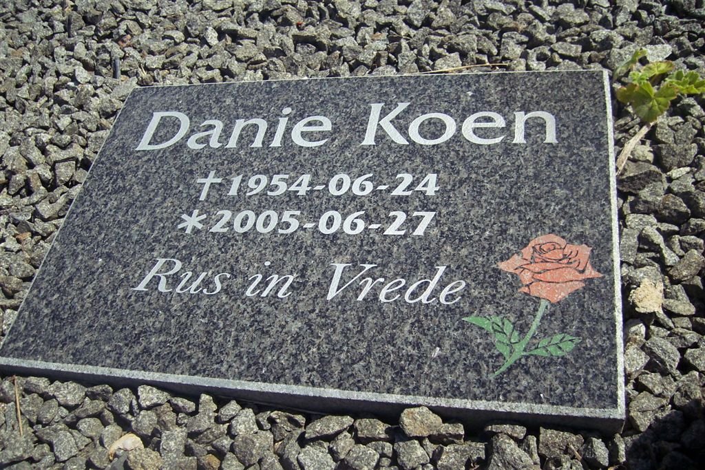KOEN Danie 1954-2005