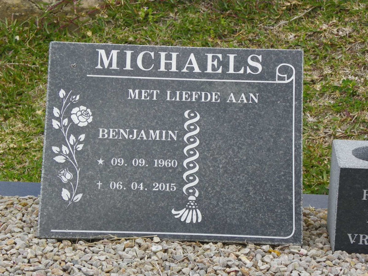MICHAELS Benjamin 1960-2015
