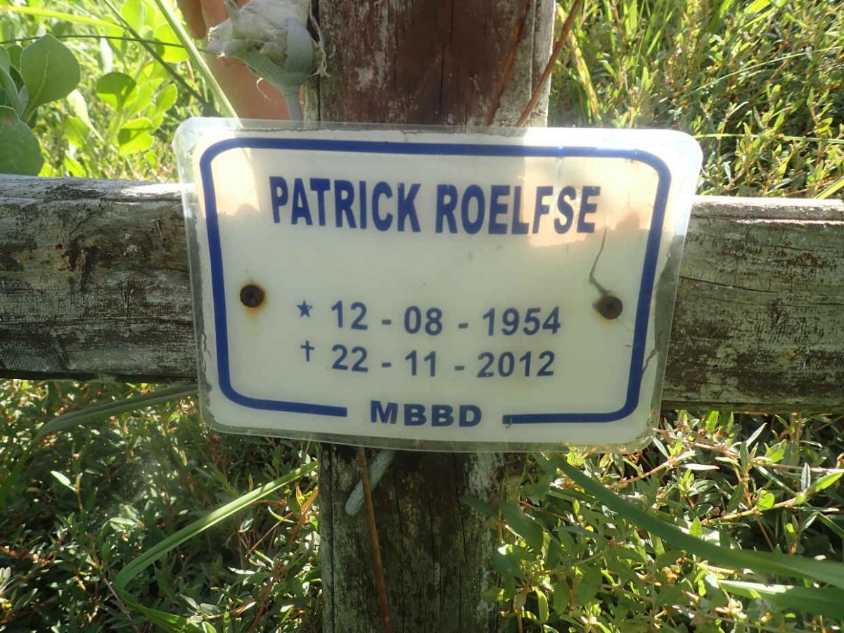 ROELFSE Patrick 1954-2012