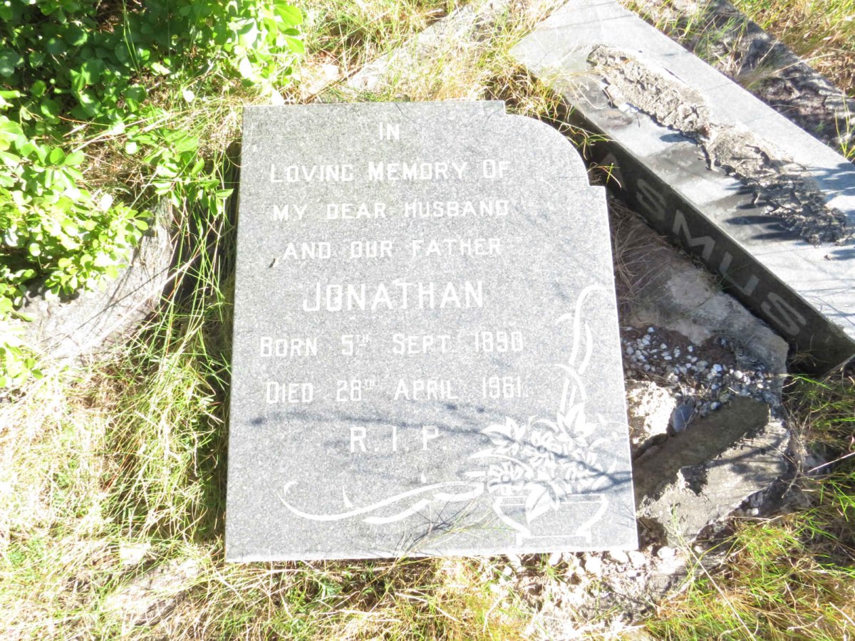 ERASMUS Jonathan 1890-1961