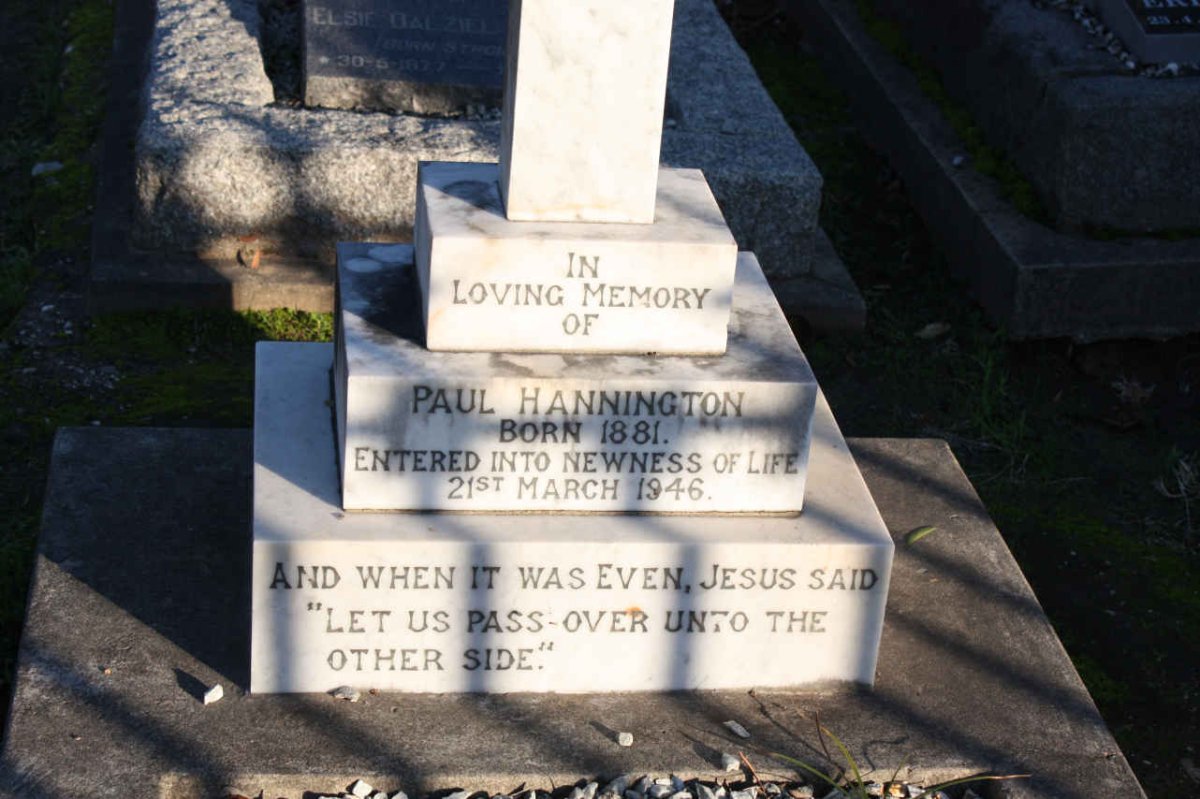 HANNINGTON Paul 1881-1946