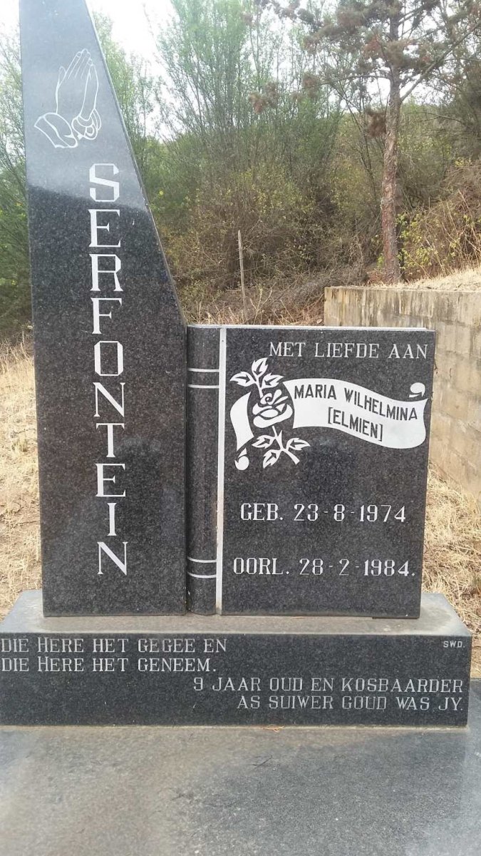 SERFONTEIN Maria Wilhelmina 1974-1984