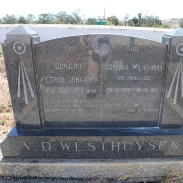 WESTHUYSEN Ockert Petrus Johannes, v.d. 1860-1948 &amp; Johanna Wilhelmina SMALBERGER 1874-1957