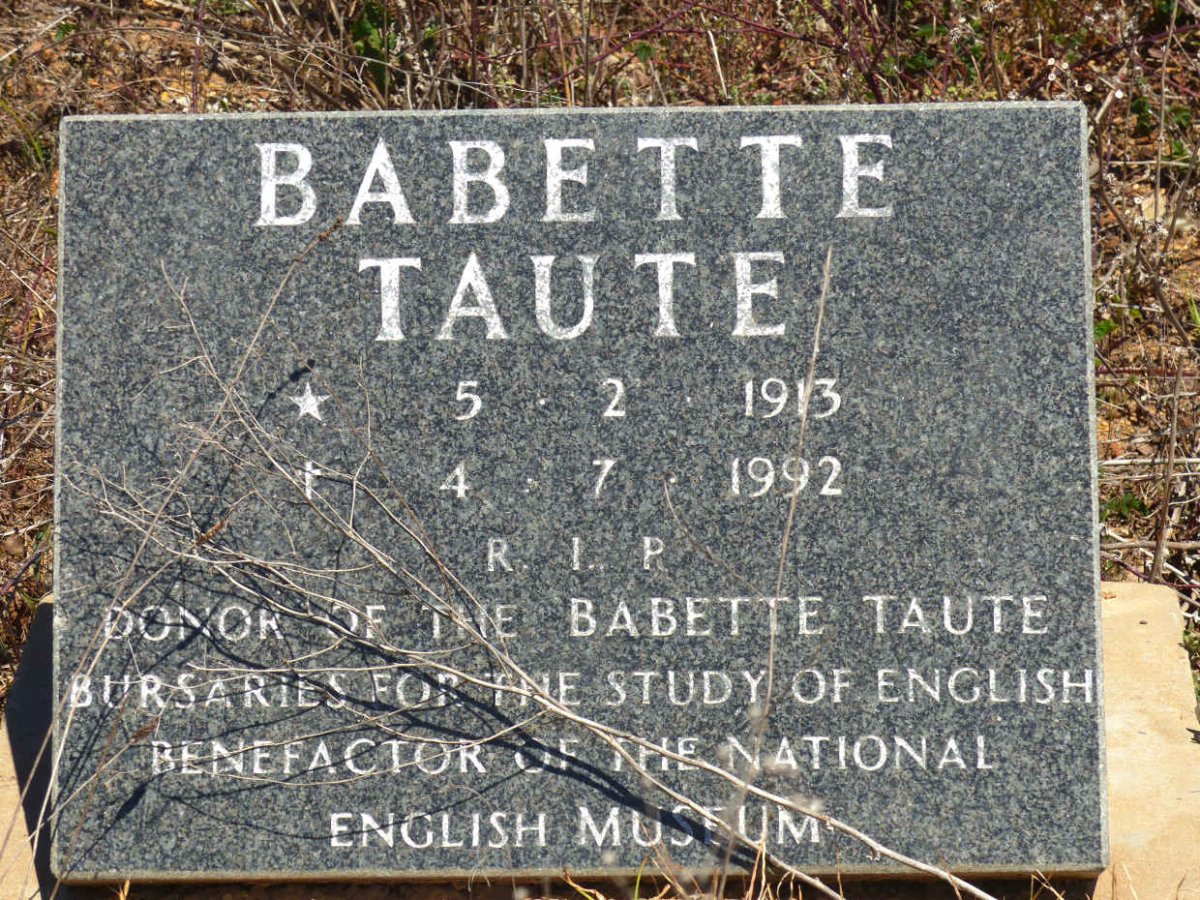 TAUTE Babette 1913-1992