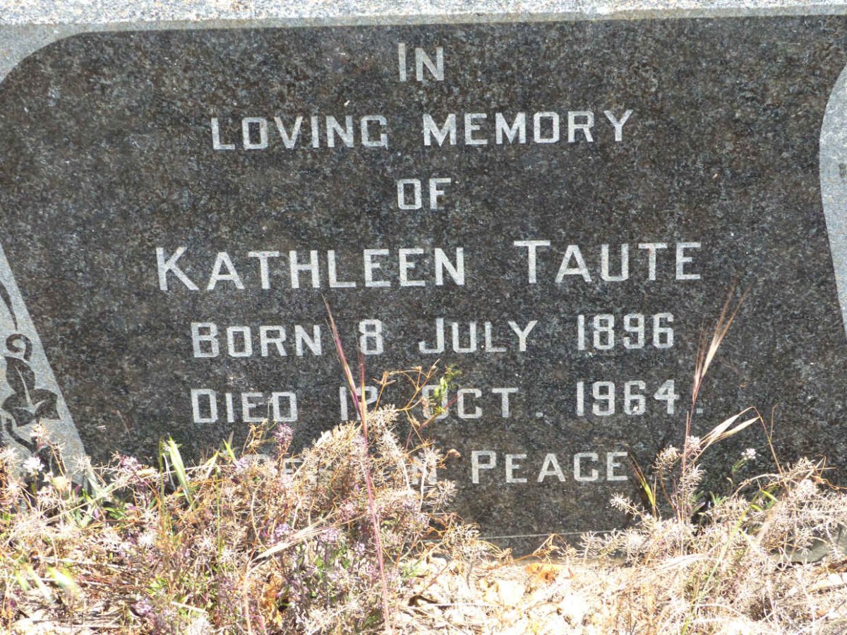 TAUTE Kathleen 1896-1964