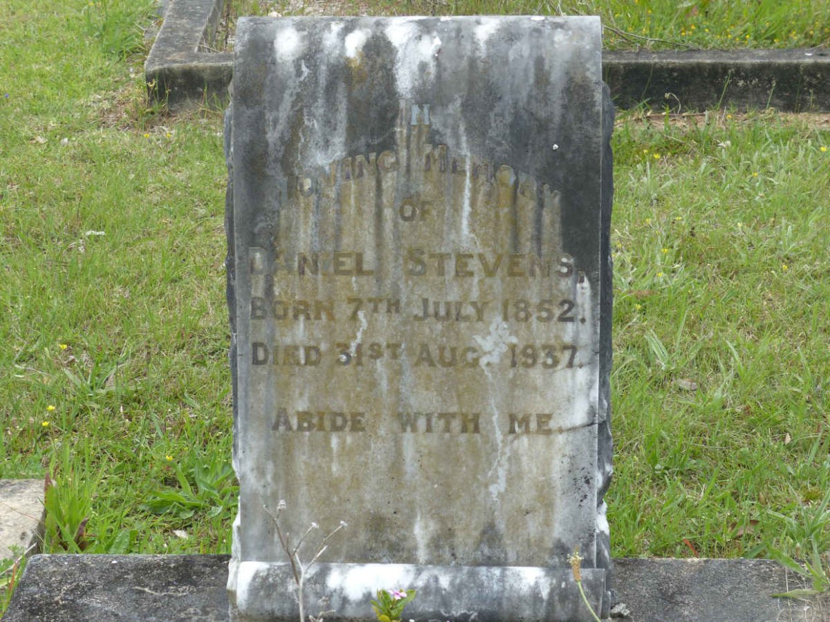 STEVENS Daniel 1852-1937
