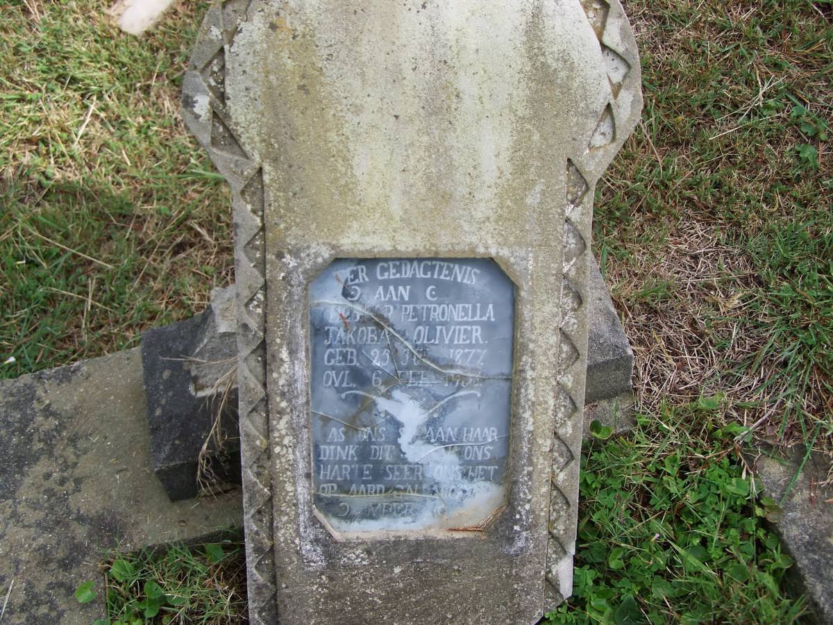 OLIVIER Hester Petronella Jakoba 1877-19?