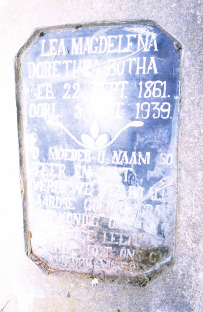 BOTHA Lea Magdalena Dorethea 1861-1939